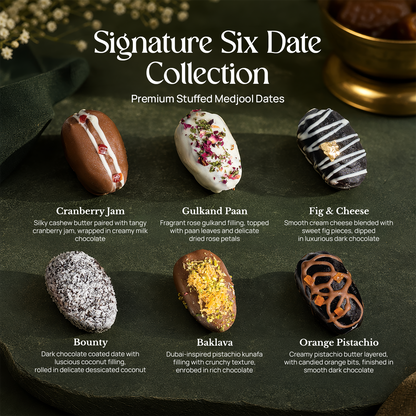 Stuffed Dates Gift Box - 12 Premium Medjool Dates