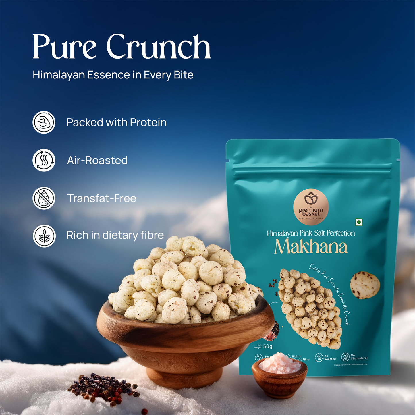 The Premium Basket Gourmet Makhana Trio