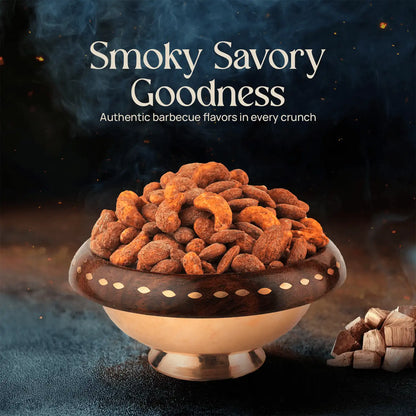 The Premium Basket Smoky Hickory Barbecue Almonds & Cashew