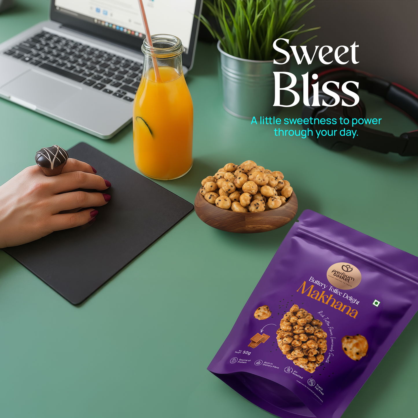 Buttery Toffee Delight Makhana