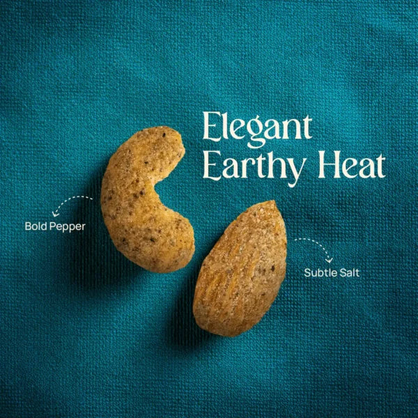 Spiced Pondi Pepper Almonds & Cashew