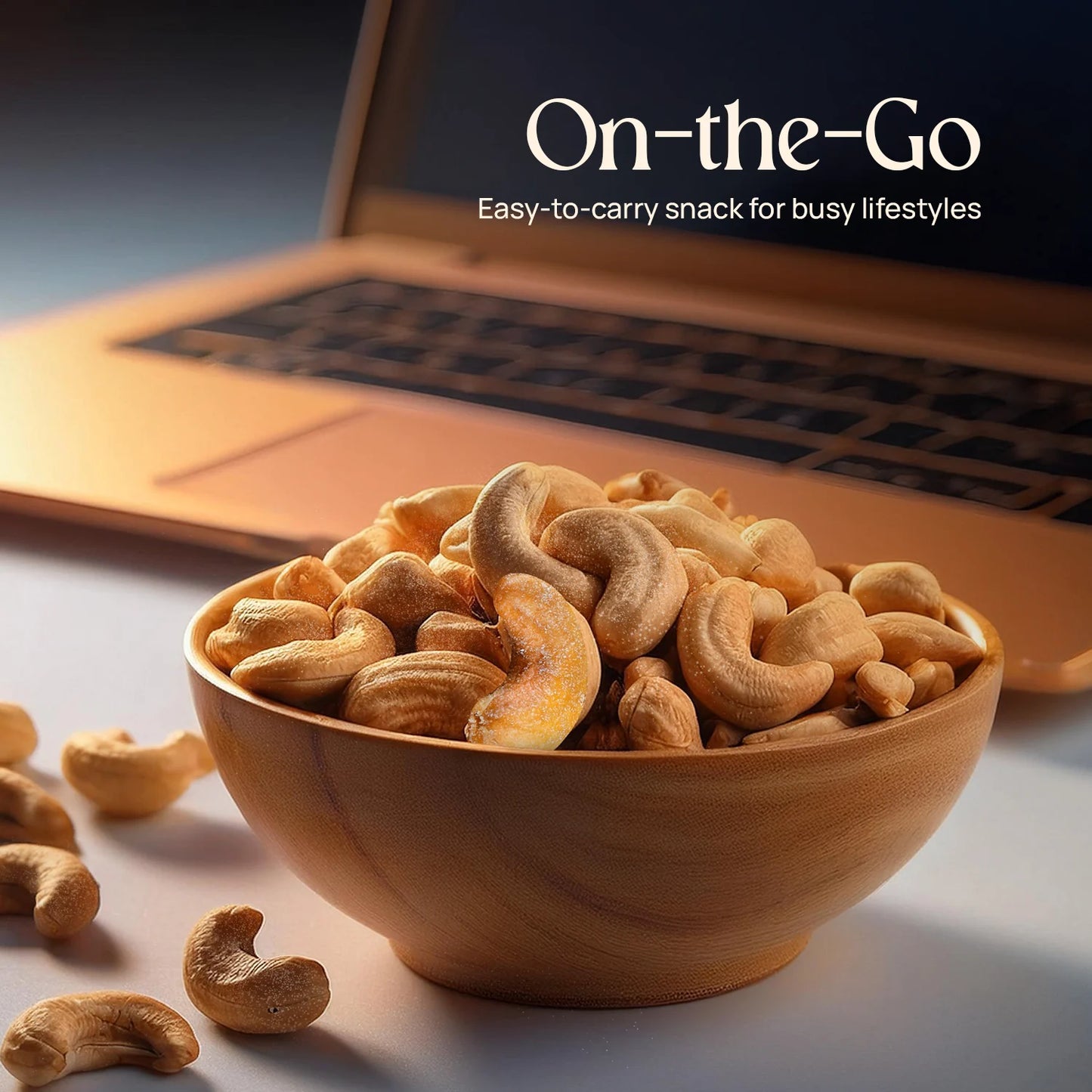 The Premium Basket Goan Salted Cashews W240 grade