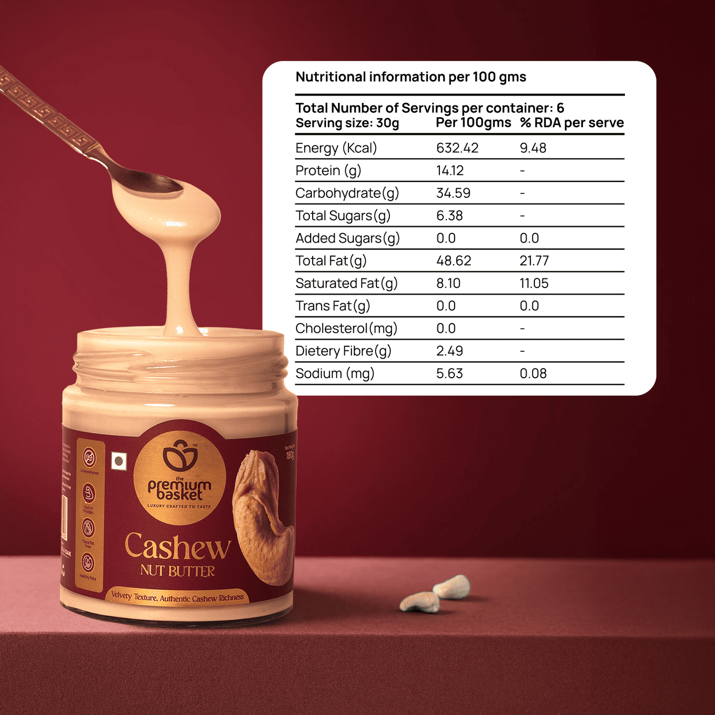 The Premium Basket Cashew Nut Butter