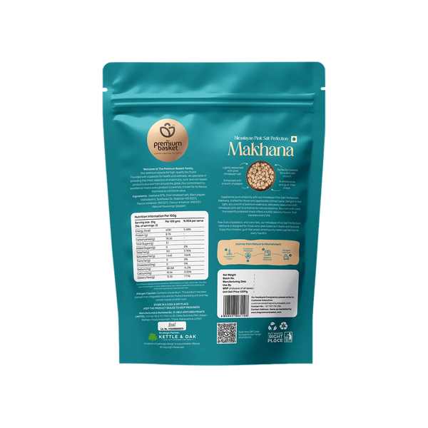 The Premium Basket Himalayan Pink Salt Perfection Makhana Hover
