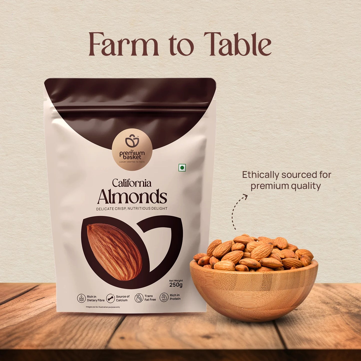 California Almonds – Premium Gold