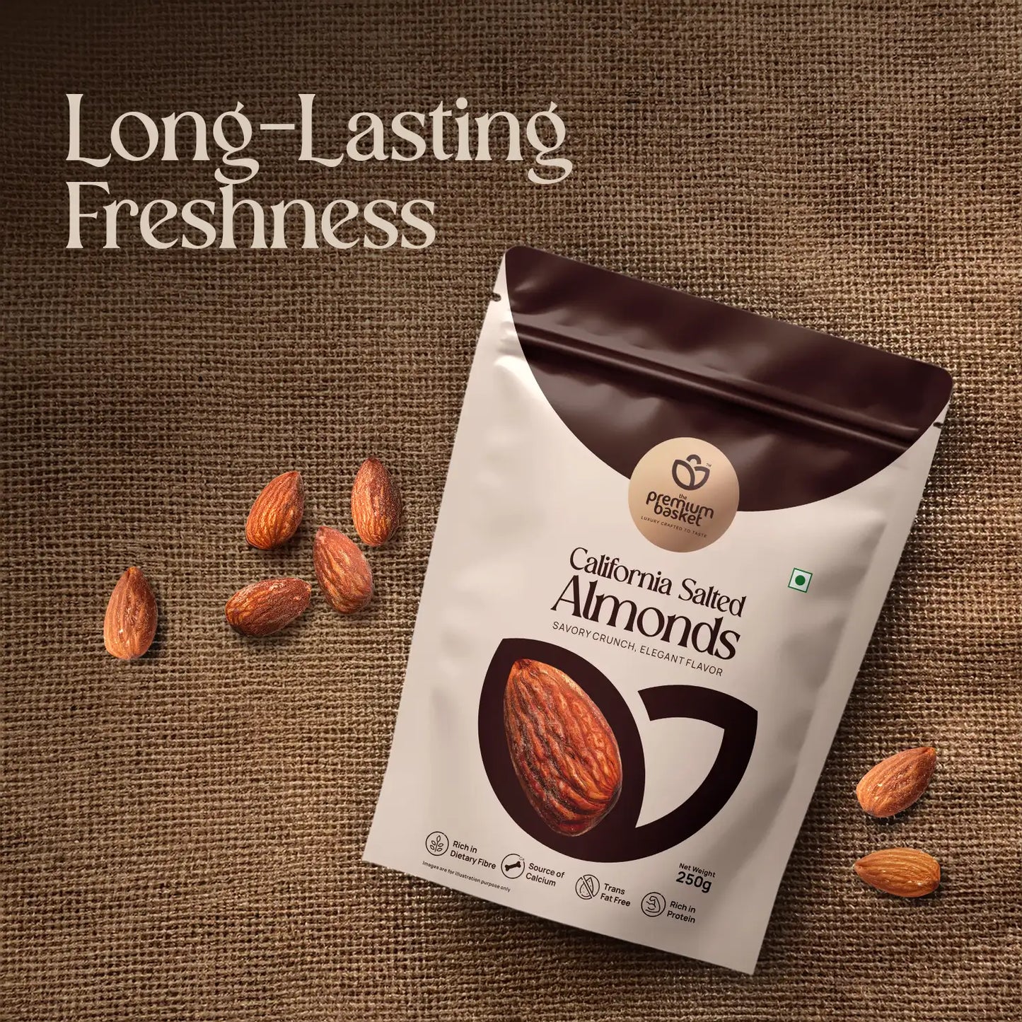 California Salted Almonds – Premium Gold