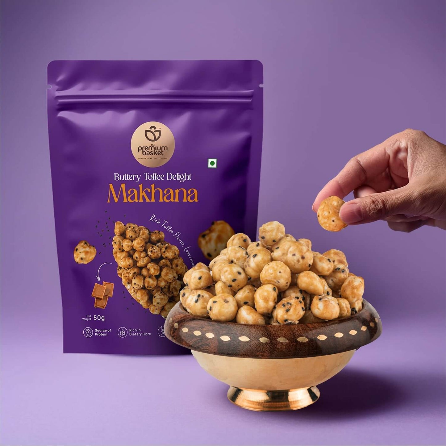 Buttery Toffee Delight Makhana