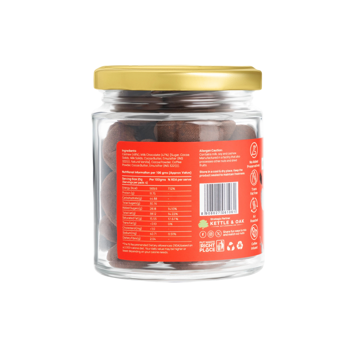 Milk Chocolate Coffee Cashew
