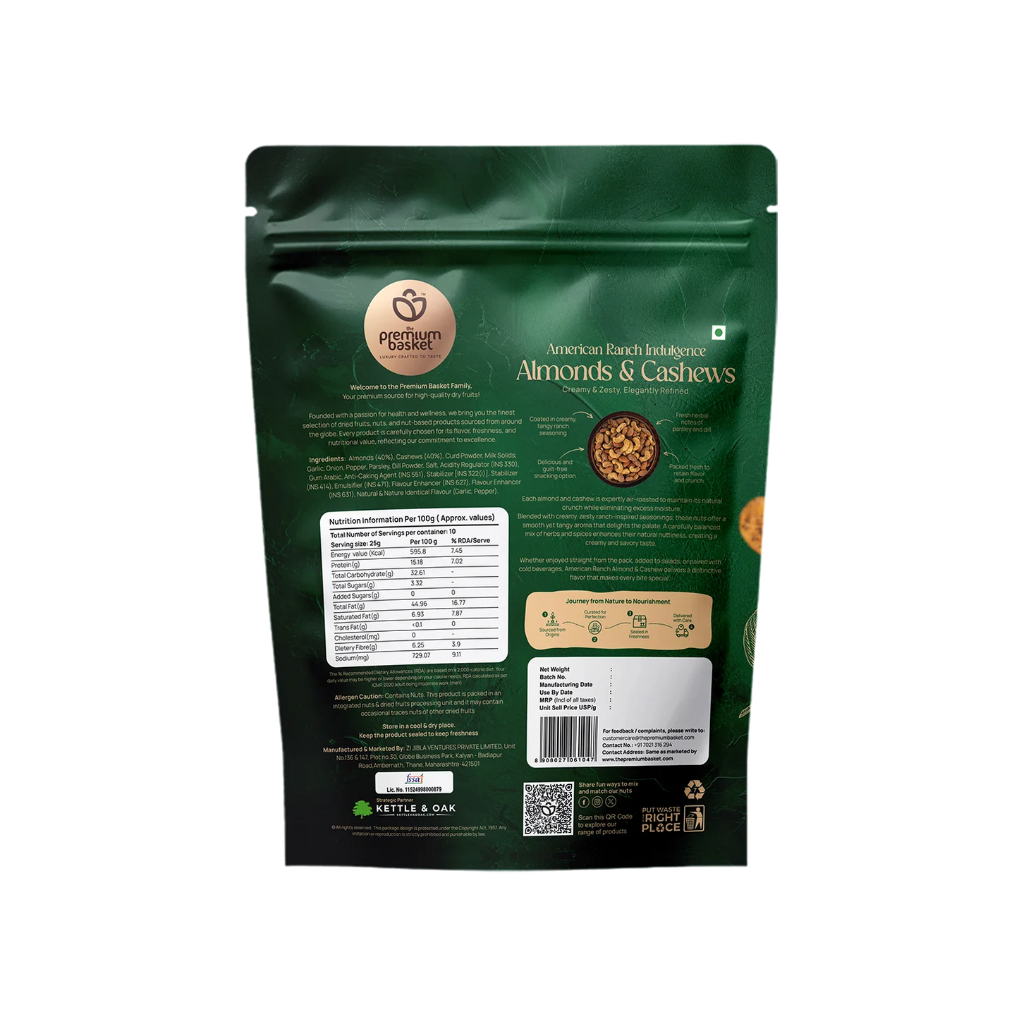 American Ranch Indulgence Almonds & Cashews