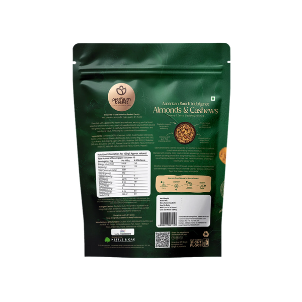 The Premium Basket American Ranch Indulgence Almonds & Cashews