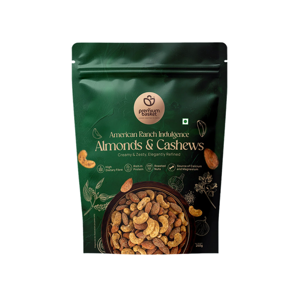 The Premium Basket American Ranch Indulgence Almonds & Cashews