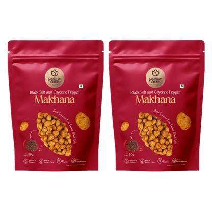Black Salt and Cayenne Pepper Makhana