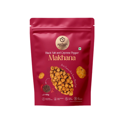 Black Salt and Cayenne Pepper Makhana