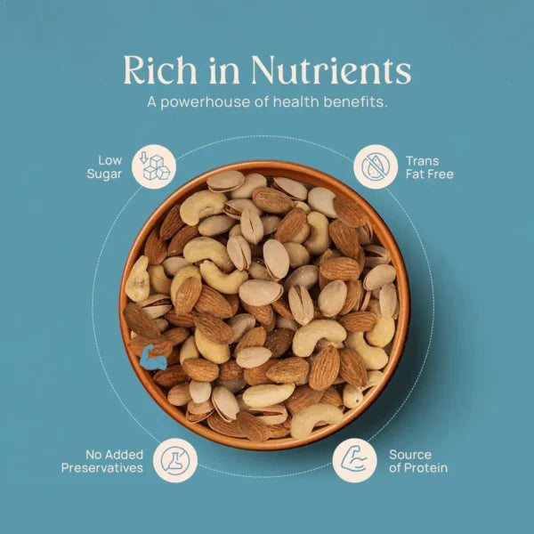 Bountiful Salted Three Mixed Nuts