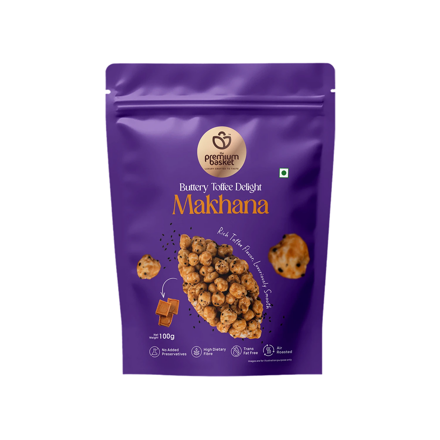Buttery Toffee Delight Makhana