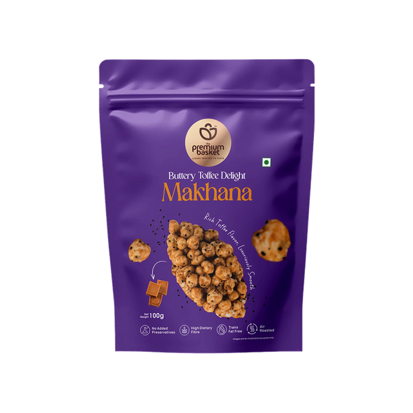The Premium Basket Buttery Toffee Delight Makhana