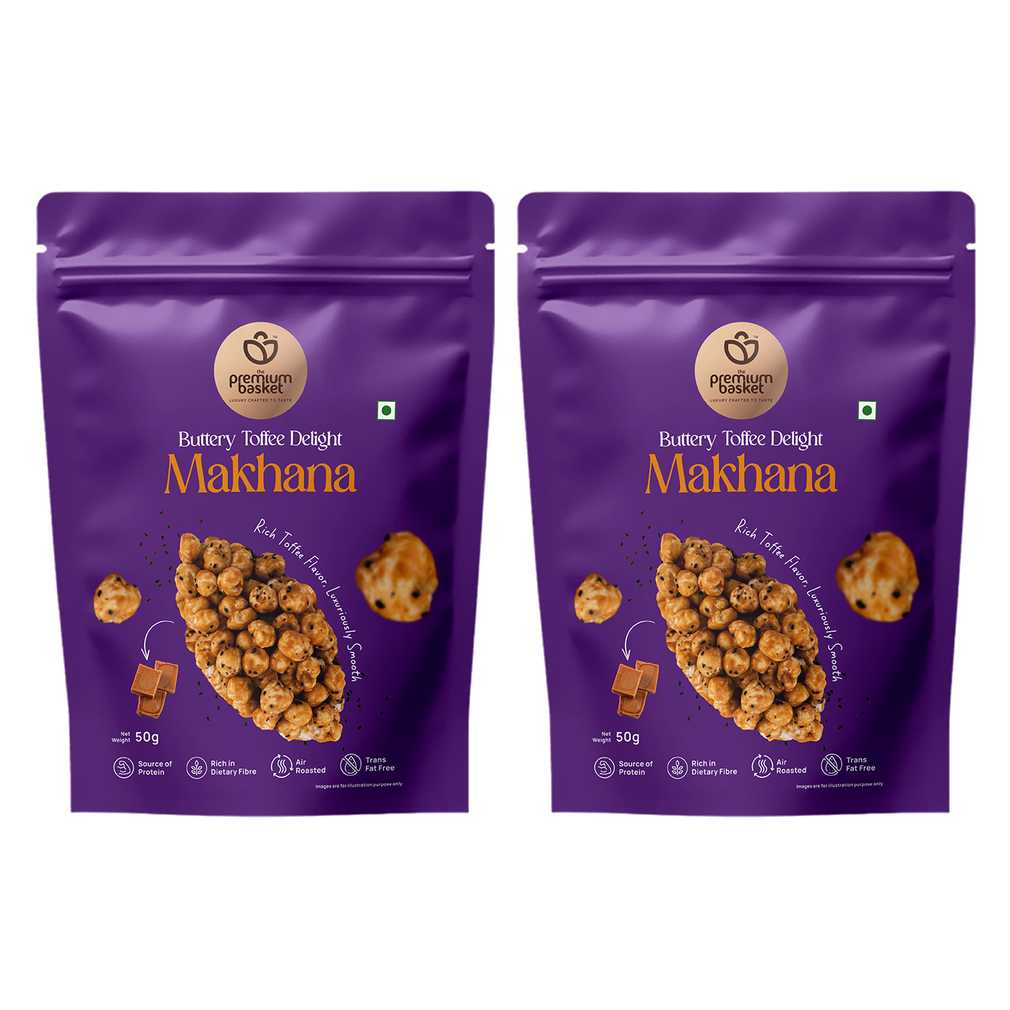 Buttery Toffee Delight Makhana