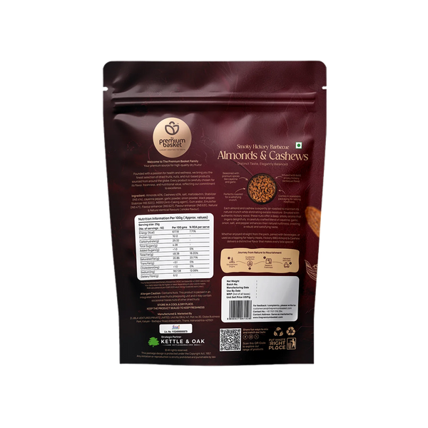 The Premium Basket Smoky Hickory Barbecue Almonds & Cashew Hover