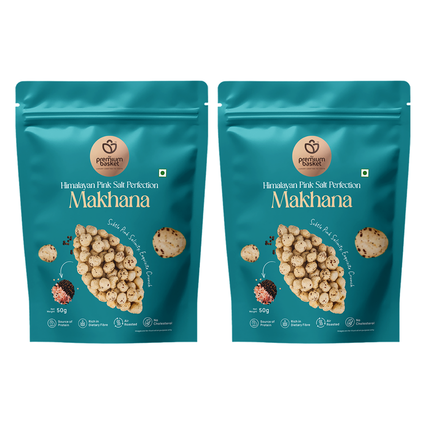 The Premium Basket Himalayan Pink Salt Perfection Makhana