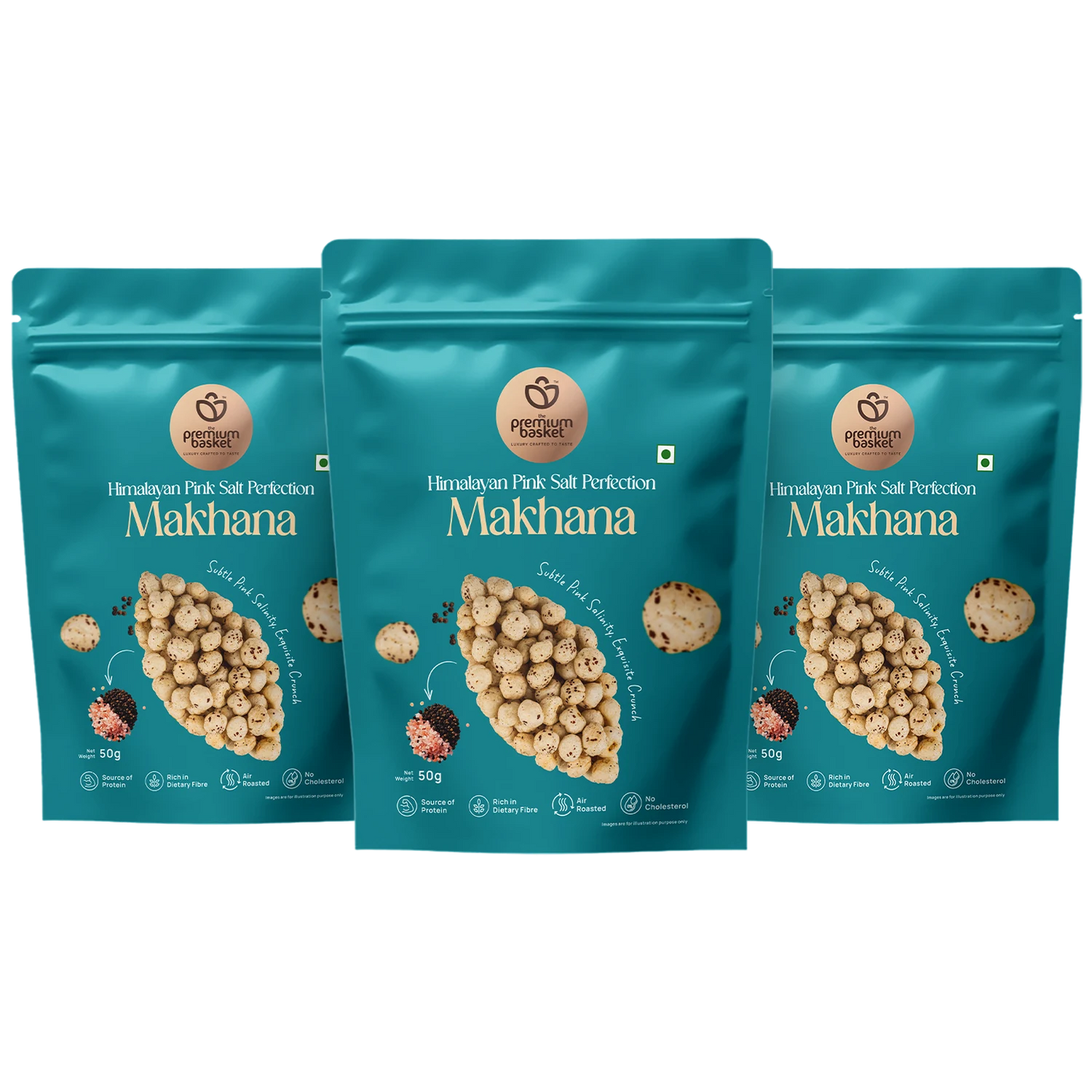 The Premium Basket Himalayan Pink Salt Perfection Makhana