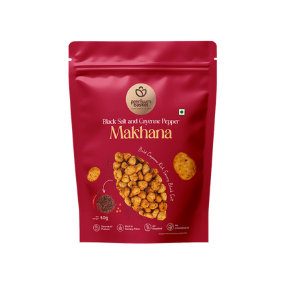 Black Salt and Cayenne Pepper Makhana