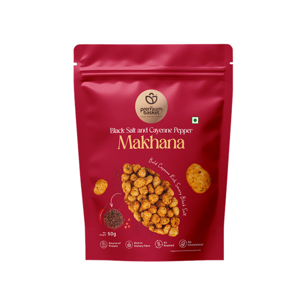 Black Salt and Cayenne Pepper Makhana