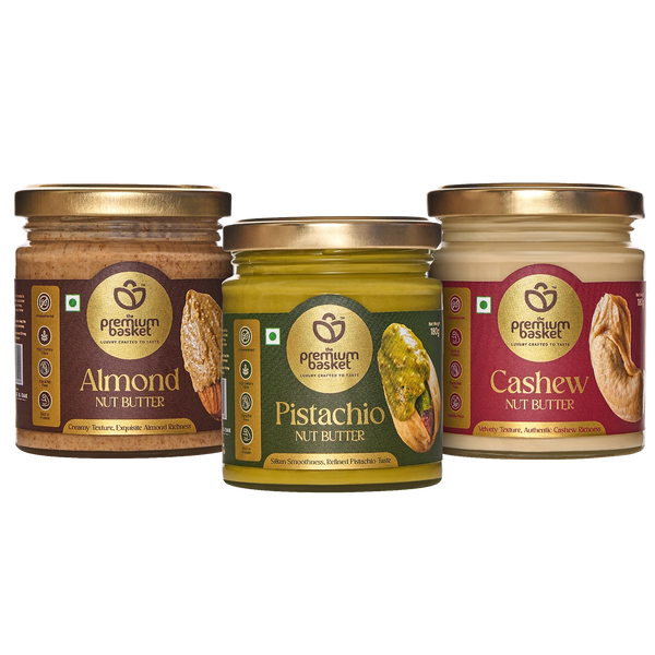The Premium Basket Signature Nut Butter Trio