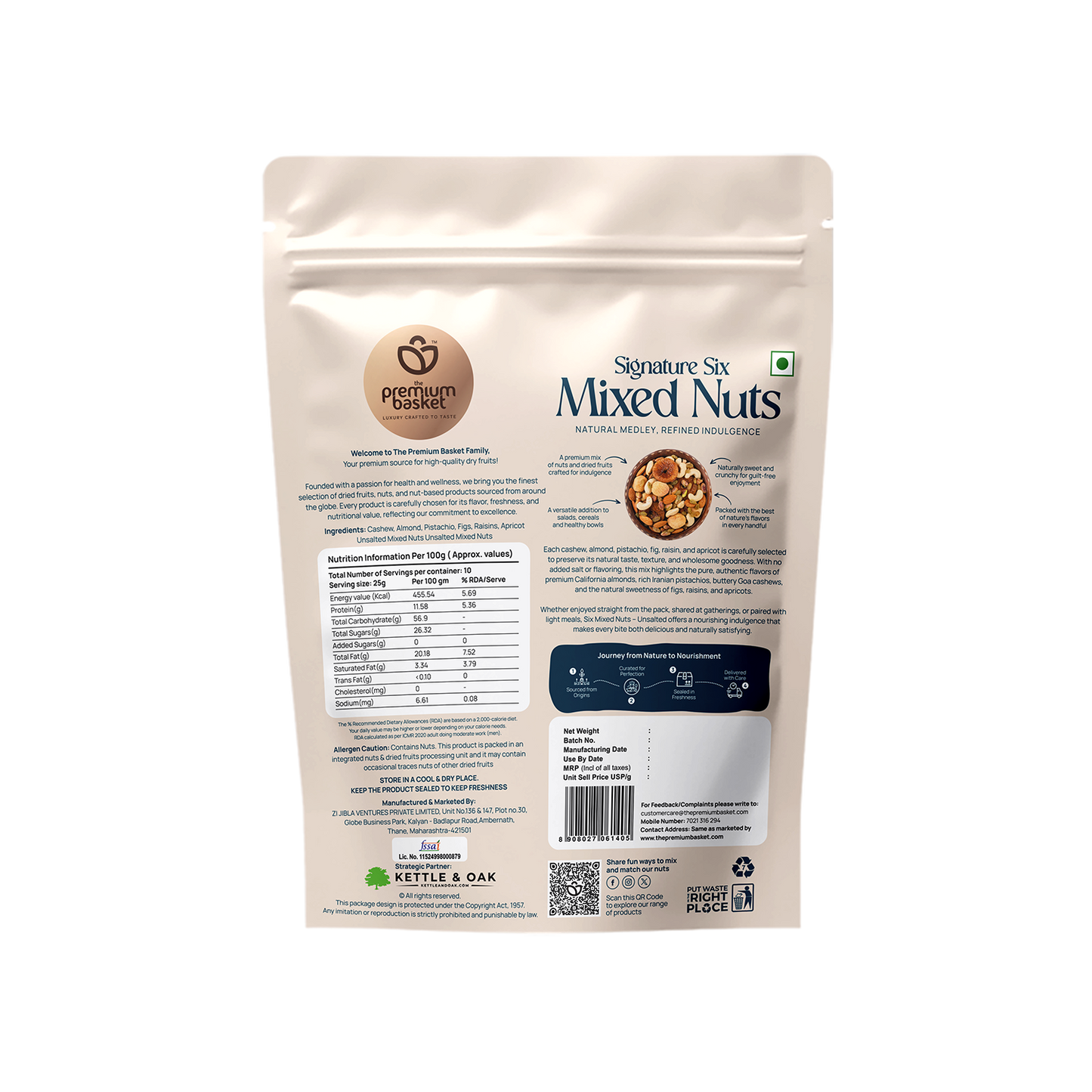 Signature Six Mixed Nuts
