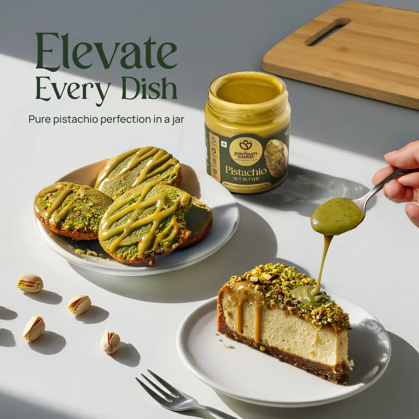 The Premium Basket Pistachio Nut Butter