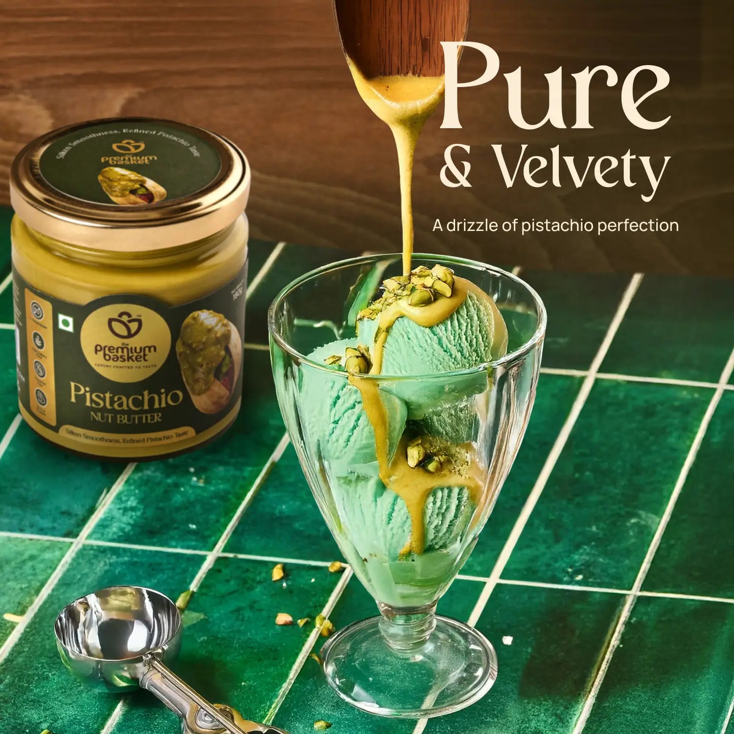 The Premium Basket Pistachio Nut Butter